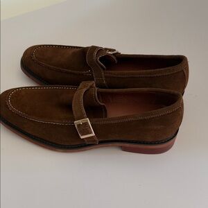 Vintage Foundry Men's Brown Suede Loafers Sz 10.  NWOB. Box28